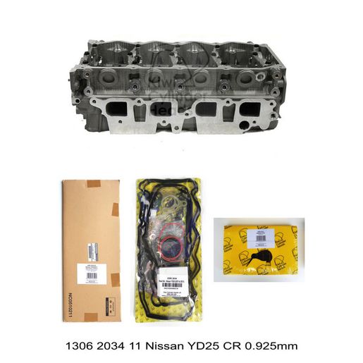 Kiwi Cylinder Head Combo - Nissan Yd25 Cr 0.925Mm (H, Hg, Hs, Hb) 1306203411
