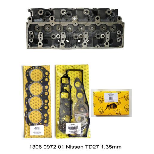 Kiwi Cylinder Head Combo - Nissan Td27(S)1.35Mm(H,Hg,Hs,Hb) 1306097201