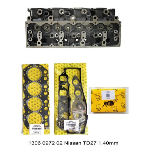 Kiwi Cylinder Head Combo - Nissan Td27(S)1.40Mm(H,Hg,Hs,Hb) 1306097202
