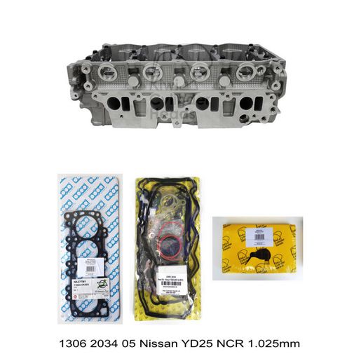 Kiwi Cylinder Head Combo - Nissan Yd25 Non Cr 1.025Mm (H, Hg, Hs, Hb) 1306203405