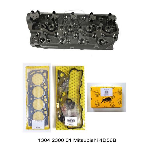 Kiwi Cylinder Head Combo - Mitsubishi 4D56B 1/2 Rn (H,Hg,Hs,Hb) 1304230001