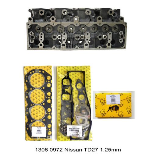 Kiwi Cylinder Head Combo - Nissan Td27 1.25Mm (H,Hg,Hs,Hb) 13060972