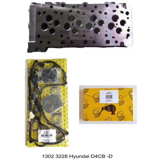 Kiwi Cylinder Head Combo - Hyundai D4Cb -D (H, Hs, Hb) 13023228