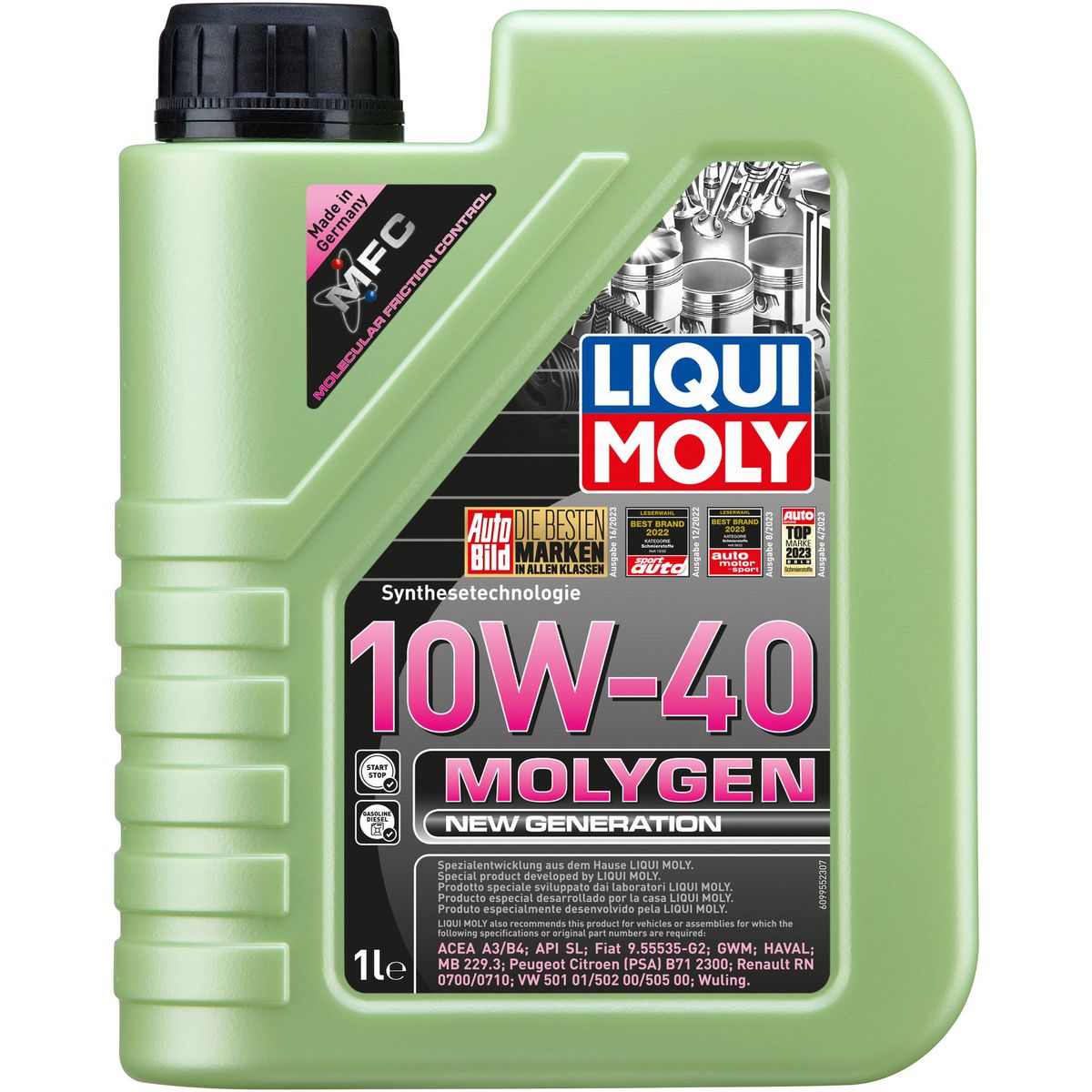LIQUI-MOLY Molygen New Generation 10W-40 Engine Oil 1L 9955