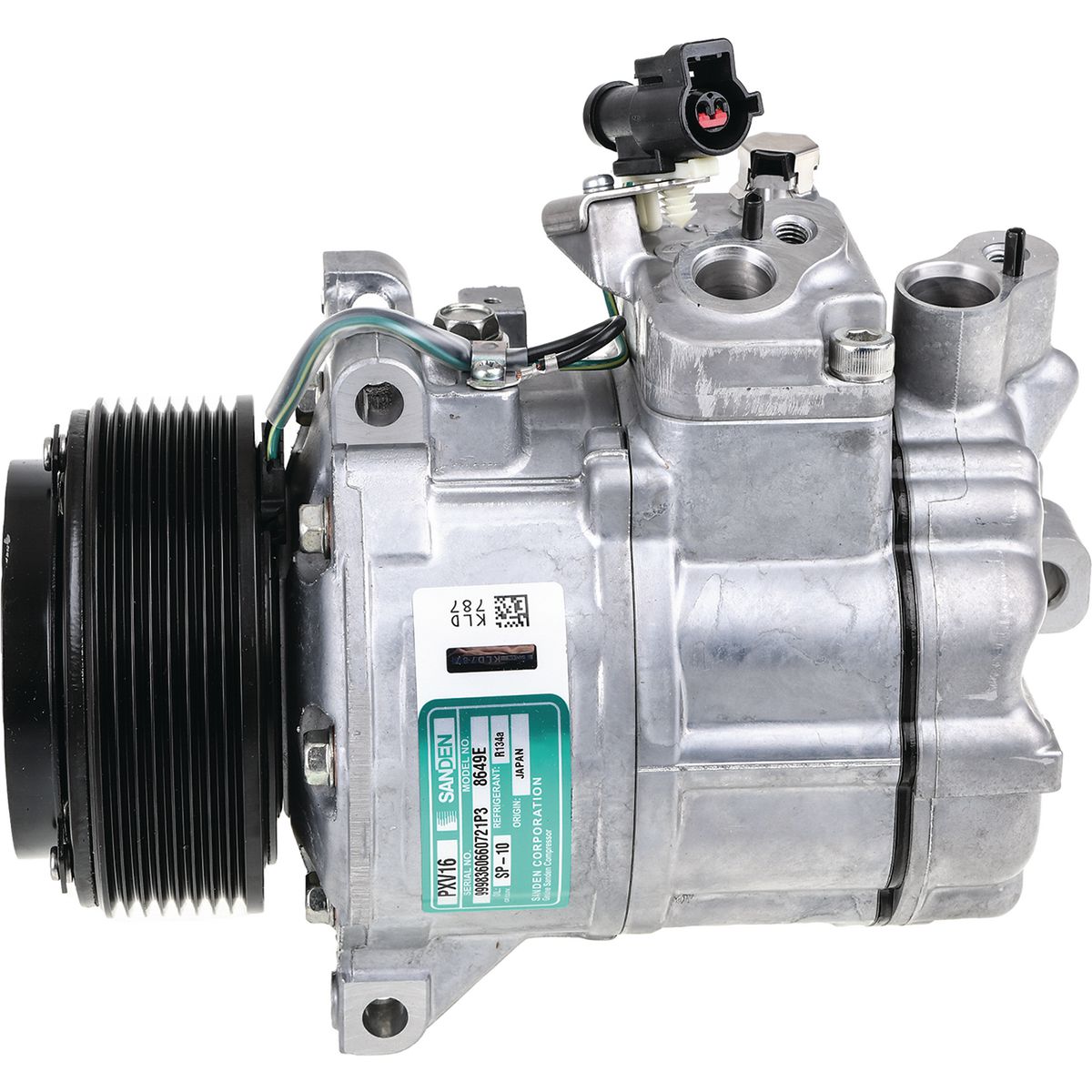 Sanden AC Compressor 12V PXV16 CXS8649