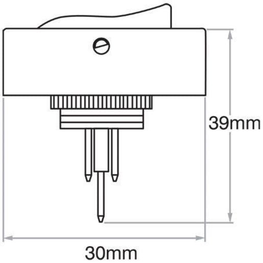 OEX Rocker Switch On/Off Spst Amber Illumination ACX1970BL