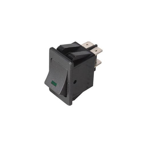 OEX Rocker Switch On/Off Dpst 12V Green Illumination (Contacts Rated 20A @ 12V) ACX1959BL