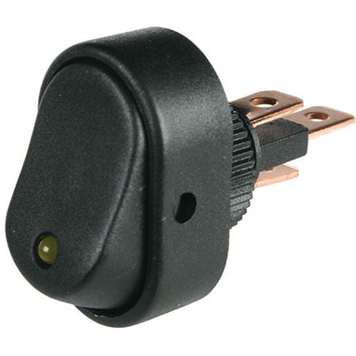 OEX Rocker Switch On/Off Spst Amber Illumination ACX1970BL