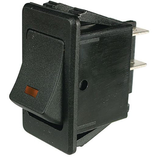 OEX Rocker Switch On/Off Dpst 12V Amber Illumination (Contacts Rated 20A @ 12V) ACX1957BL