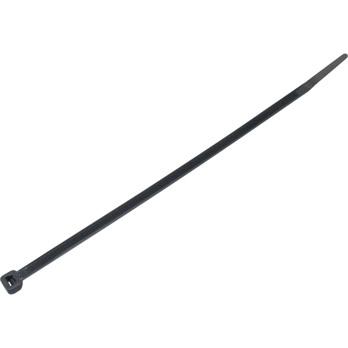 OEX Black Nylon Cable Ties - 2.5mm X 200mm - 100 Pc ACX1331