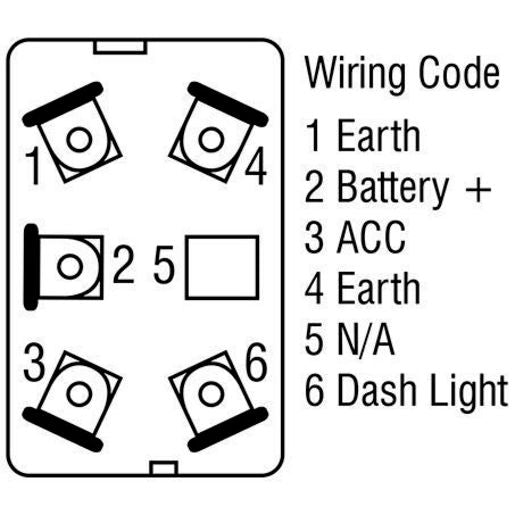 Drivetech 4X4 Rocker Zombie Lights Switch On/Off Spst 12 Or 24V Blue Illumination (Contacts Rated 20A @ 12V) DT-11024