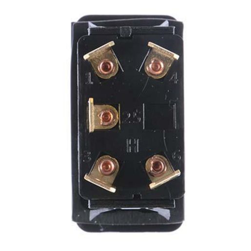 Drivetech 4x4 Rocker Switch Beacon 12/24V Blue DT-11012