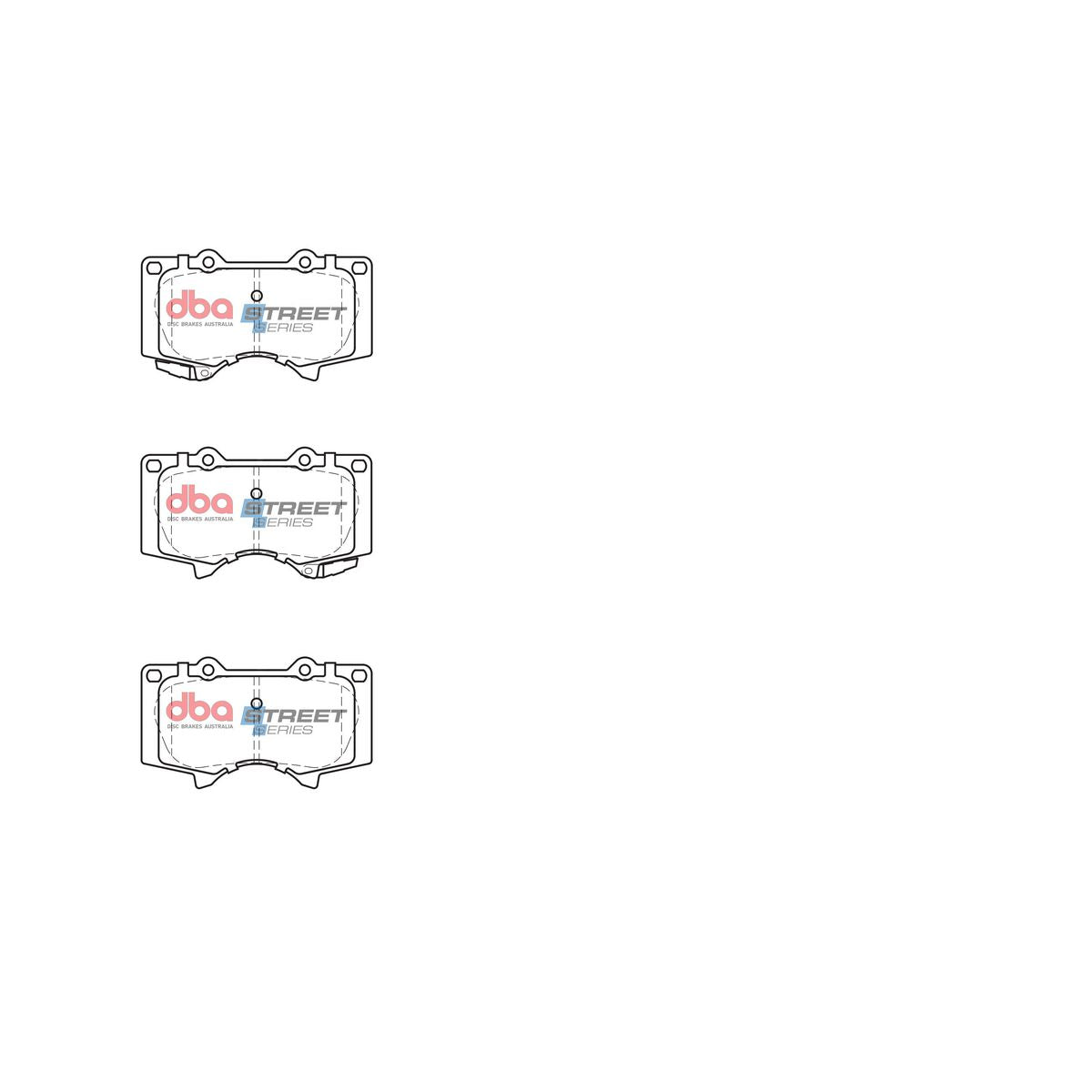 DBA Street Series Brake Pad Set Front DB2380SS