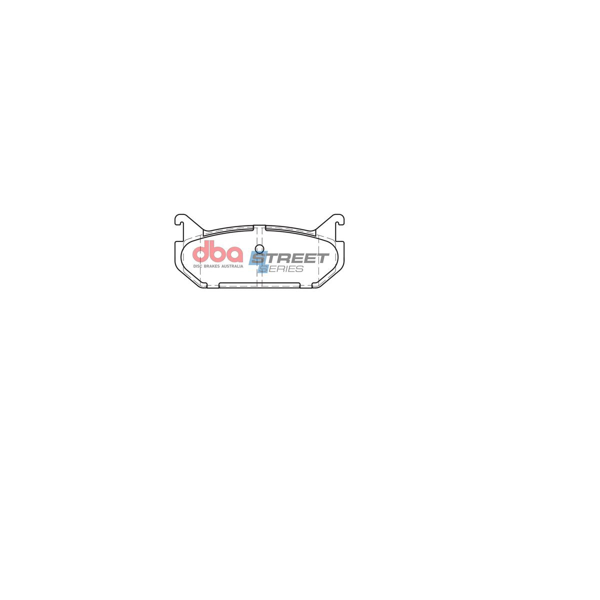DBA Street Series Brake Pad Set Rear DB1254SS
