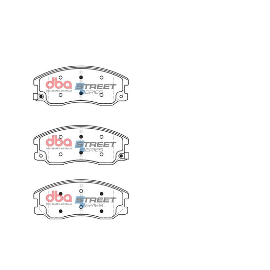 DBA Street Series Brake Pad Set Front DB1850SS