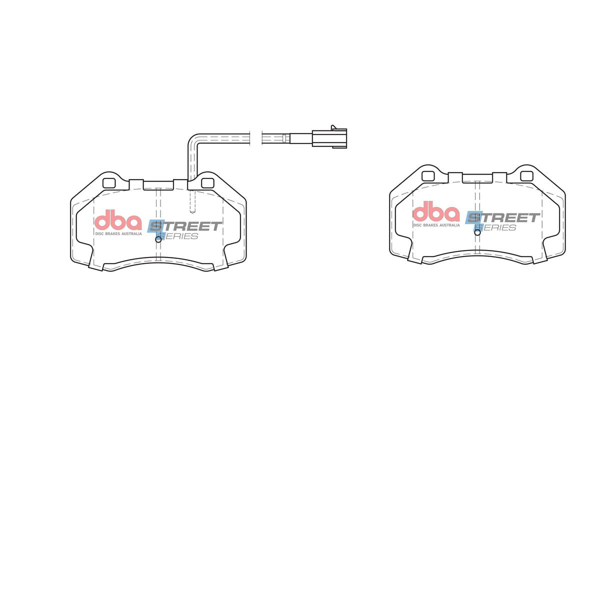 DBA Street Series Brake Pad Set Front DB2386SS