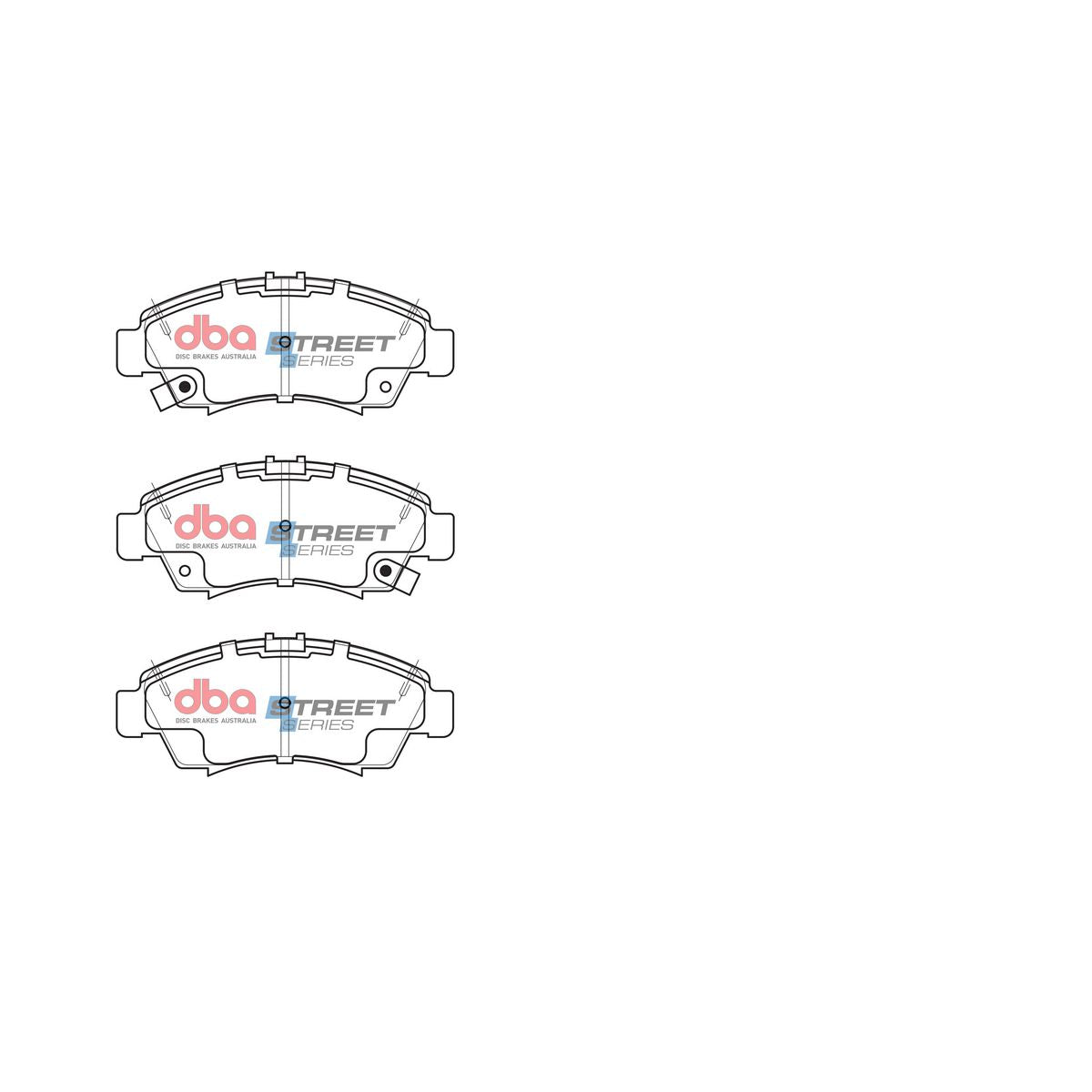 DBA Street Series Brake Pad Set Front DB1262SS