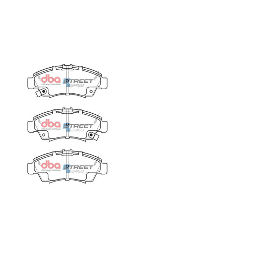 DBA Street Series Brake Pad Set Front DB1262SS