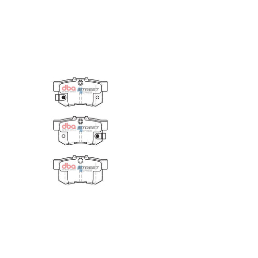 DBA Street Series Brake Pad Set Rear DB1265SS