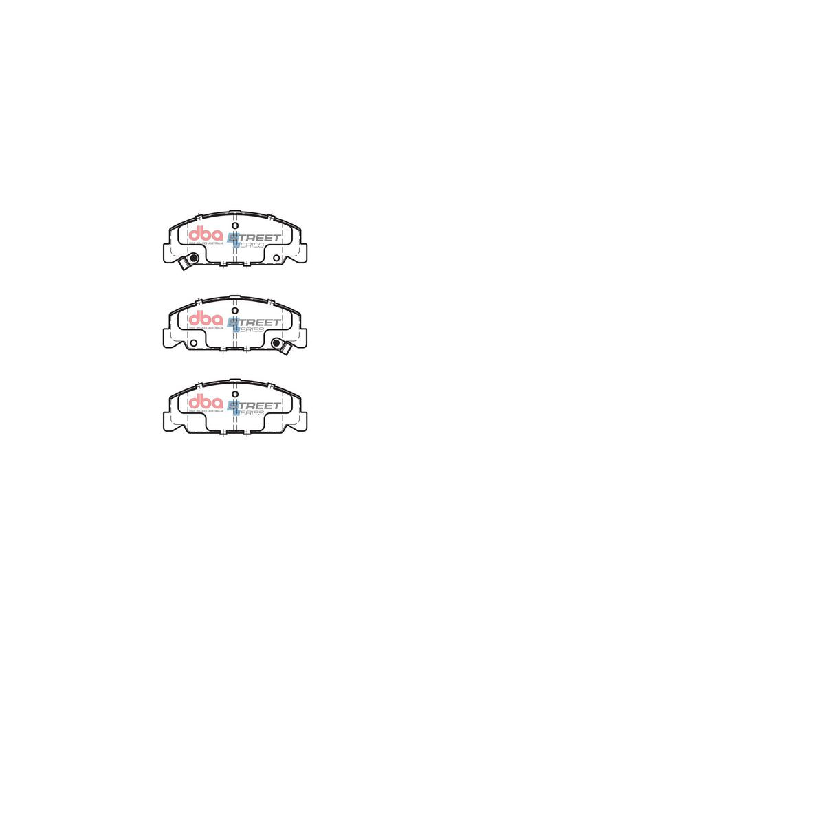 DBA Street Series Brake Pad Set Front DB1259SS
