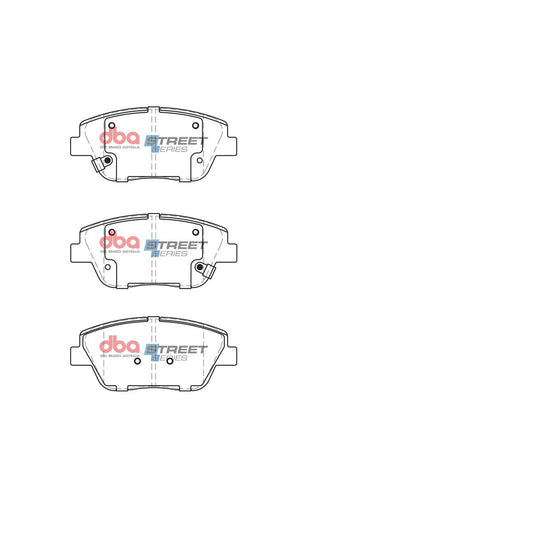 DBA Street Series Brake Pad Set Front DB2089SS
