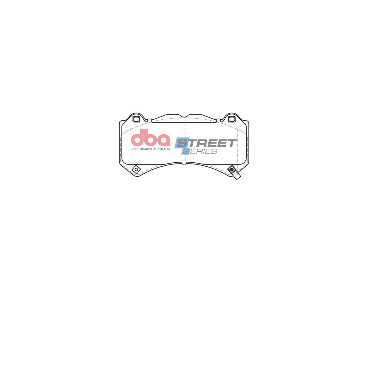 DBA Street Series Brake Pad Set Front DB2375SS