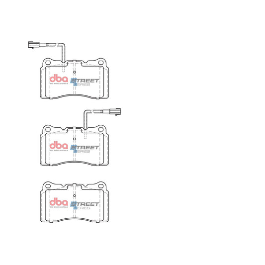 DBA Street Series Brake Pad Set Front DB2067SS