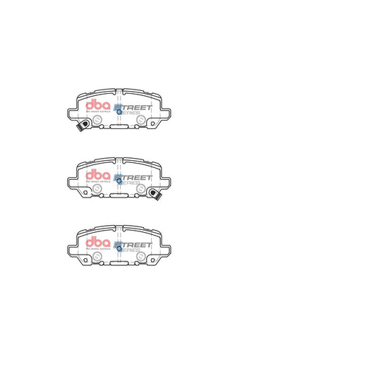 DBA Street Series Brake Pad Set Rear DB2355SS
