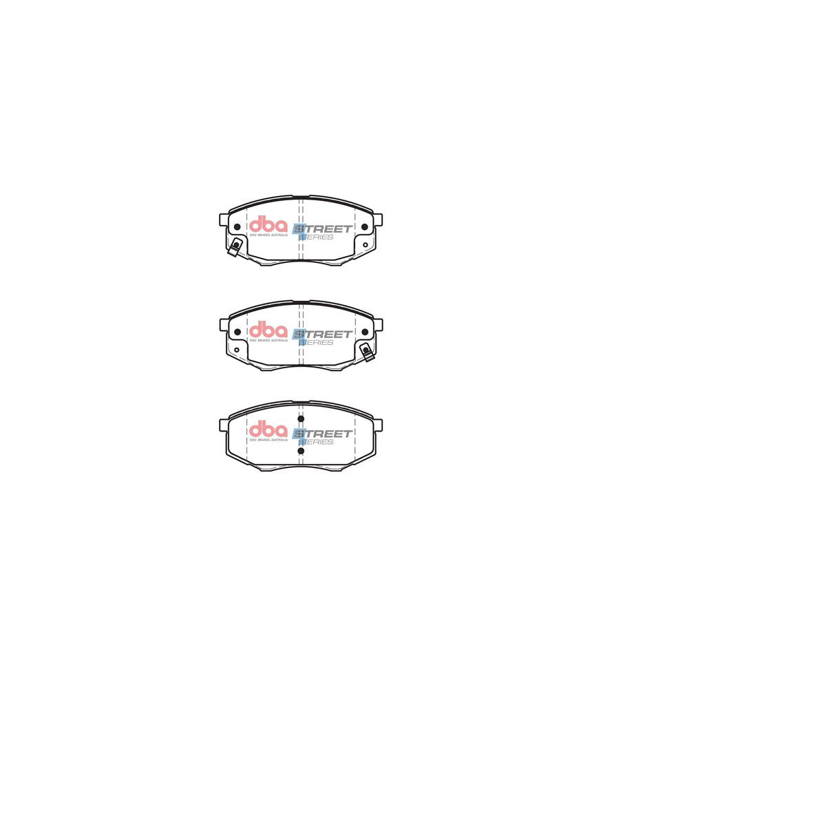 DBA Street Series Brake Pad Set Front DB2072SS
