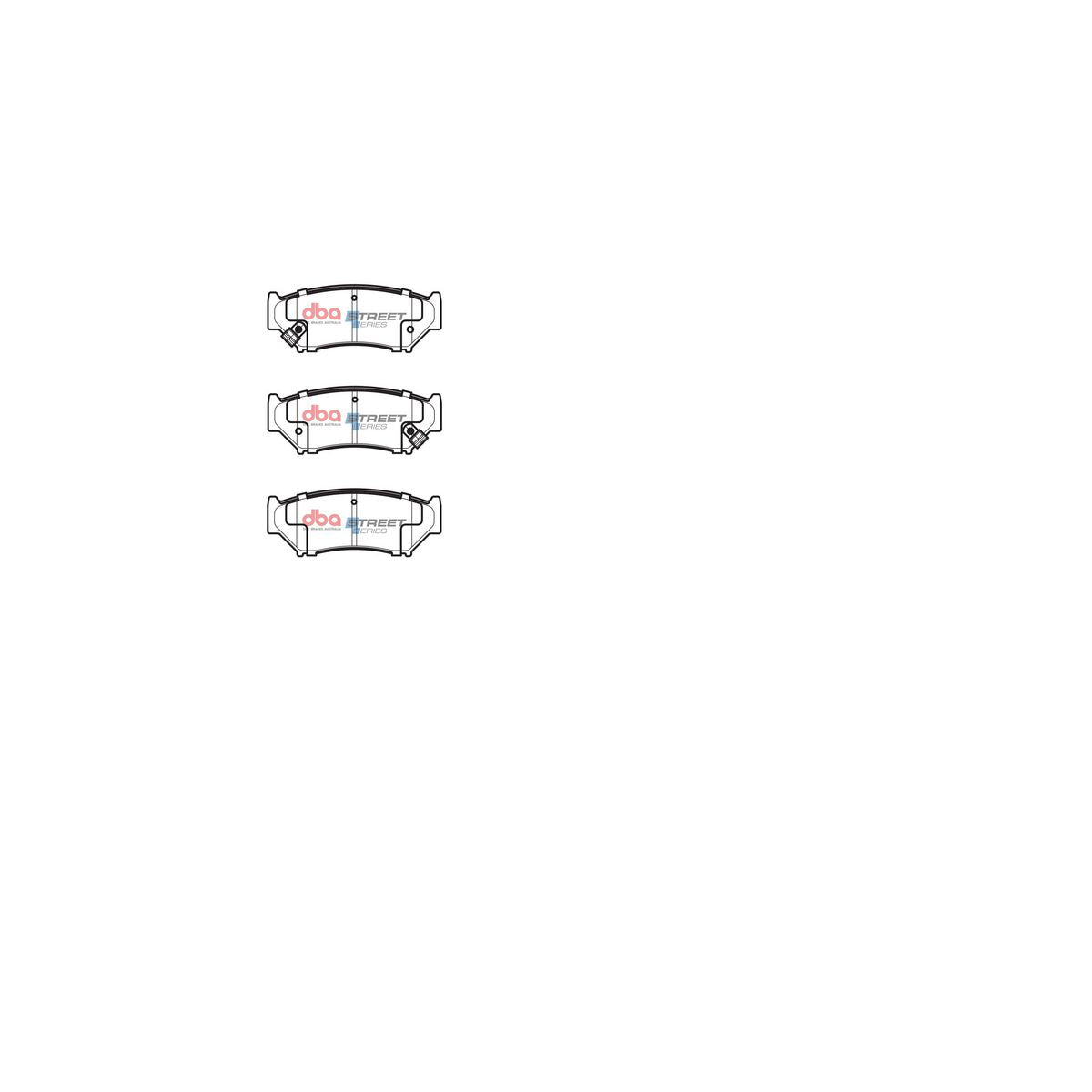 DBA Street Series Brake Pad Set Front DB1266SS
