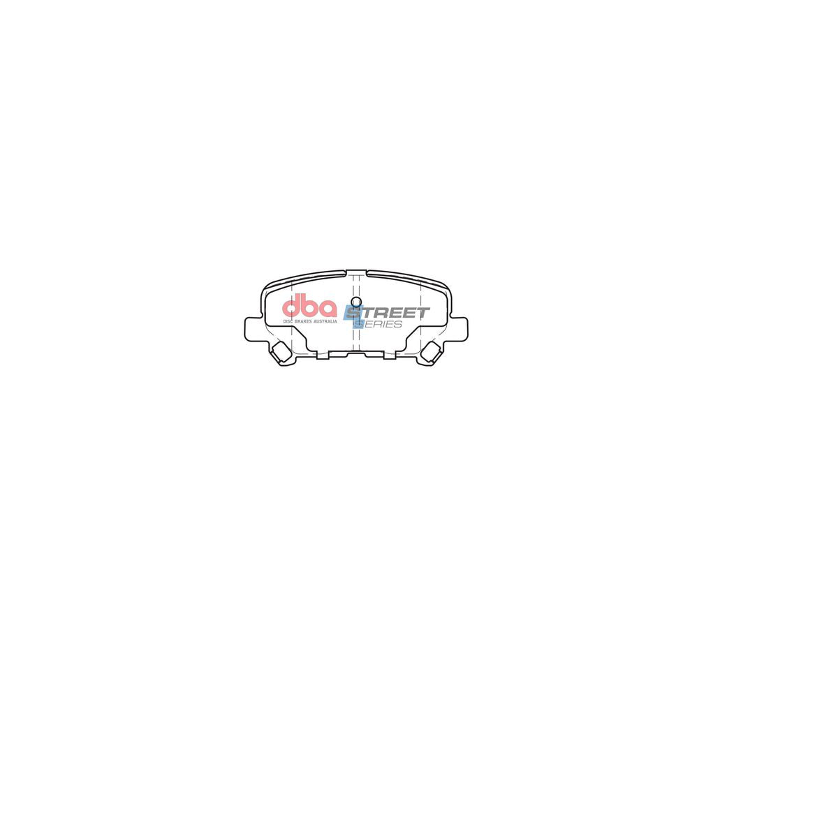 DBA Street Series Brake Pad Set Rear DB2368SS