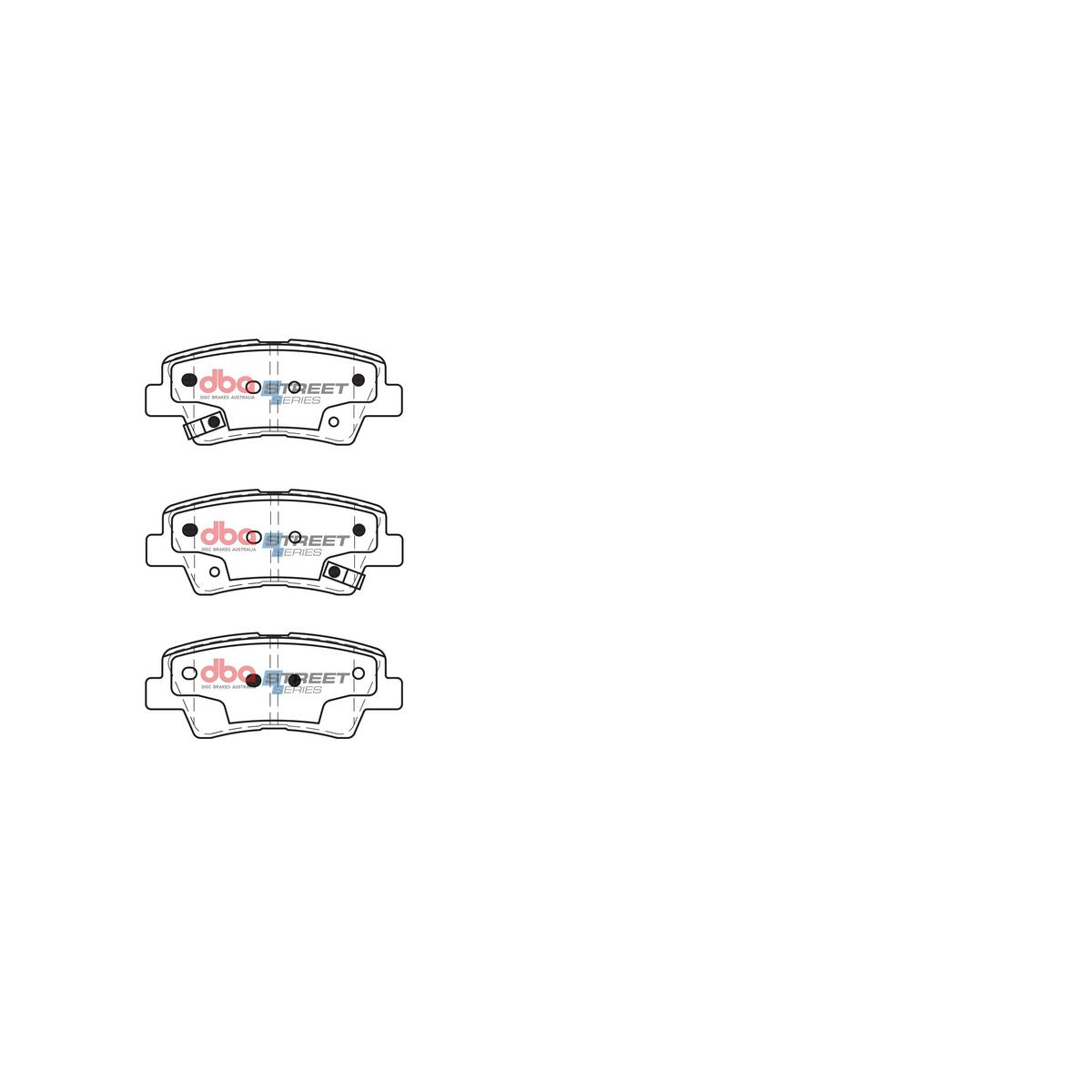 DBA Street Series Brake Pad Set Rear DB2088SS