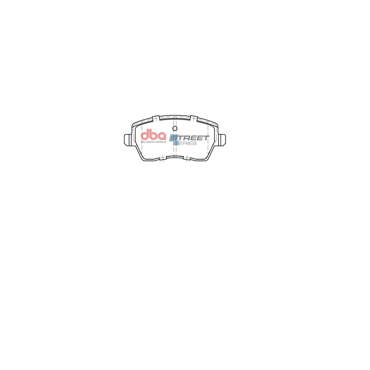 DBA Street Series Brake Pad Set Front DB2366SS