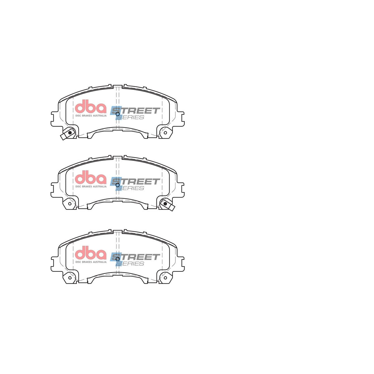 DBA Street Series Brake Pad Set Front DB2341SS