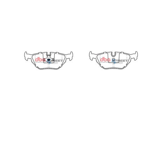 DBA Street Series Brake Pad Set Rear DB1132SS