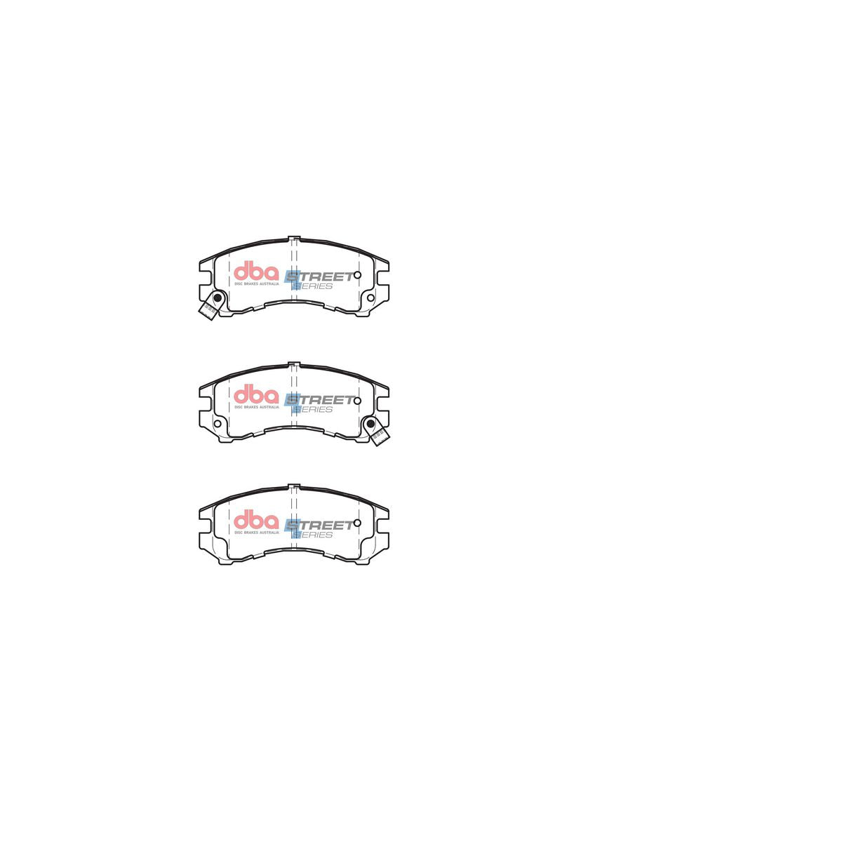 DBA Street Series Brake Pad Set Front DB1117SS