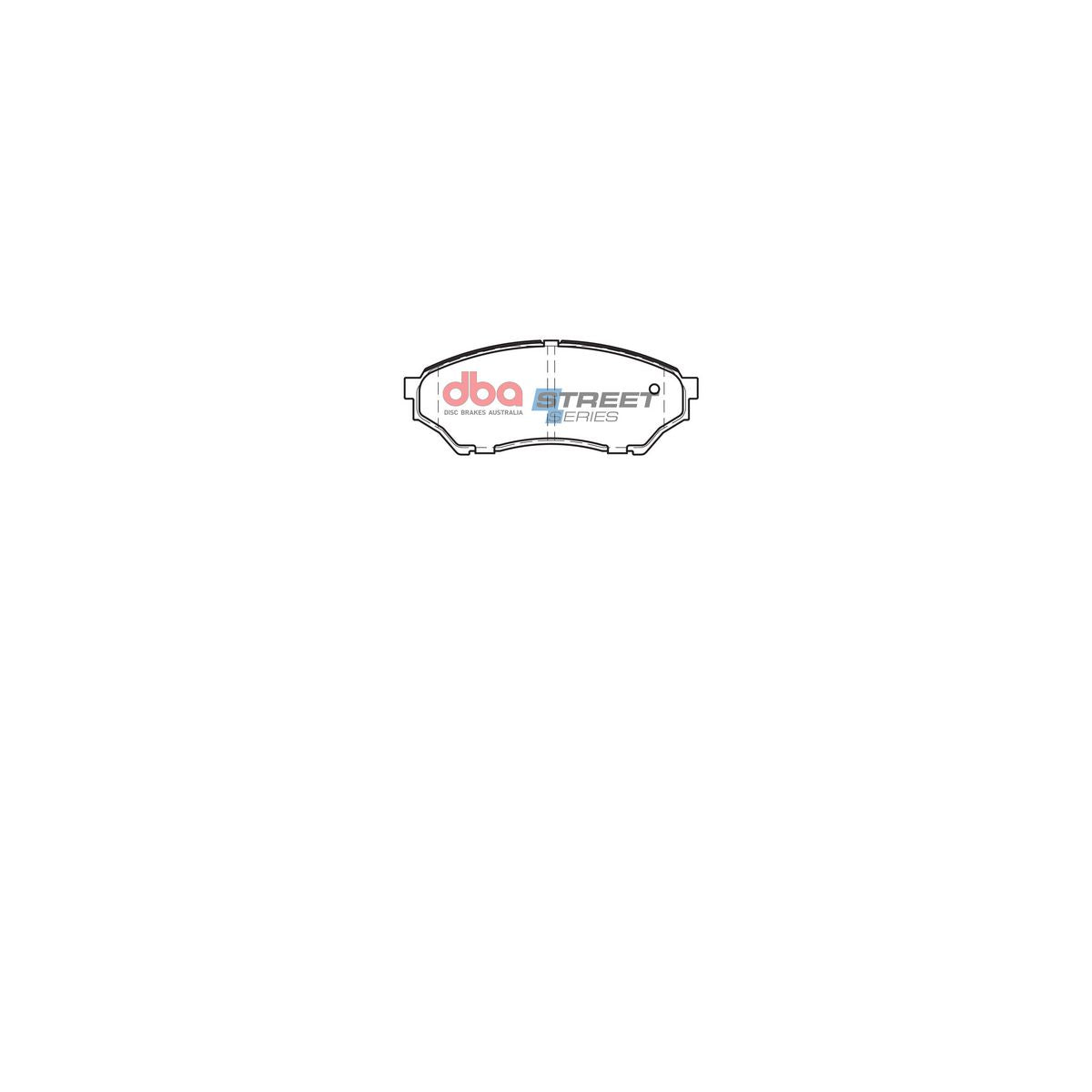 DBA Street Series Brake Pad Set Front DB2058SS