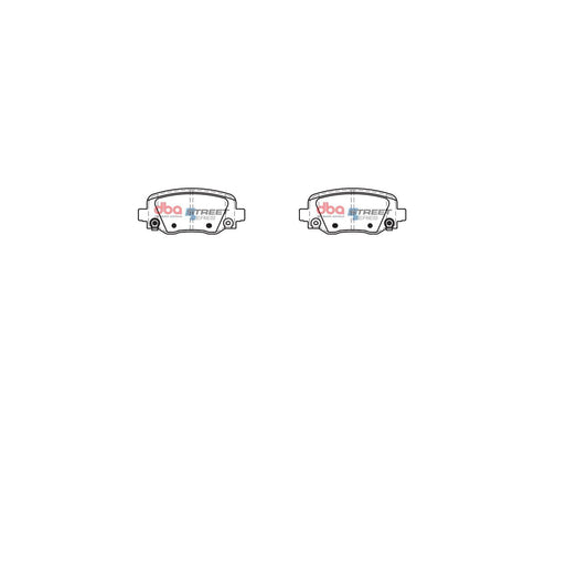 DBA Street Series Brake Pad Set Rear DB2338SS