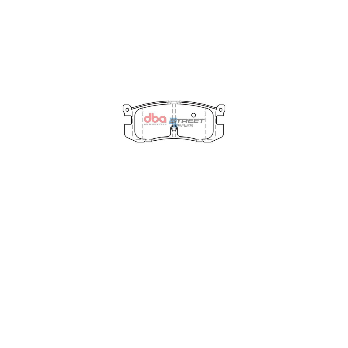 DBA Street Series Brake Pad Set Rear DB1115SS