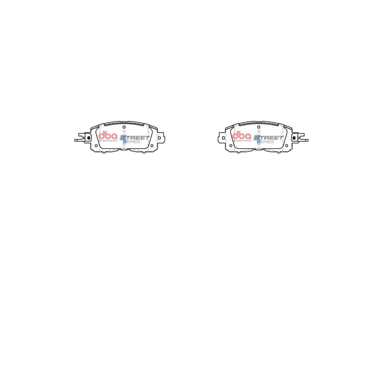 DBA Street Series Brake Pad Set Front DB2336SS