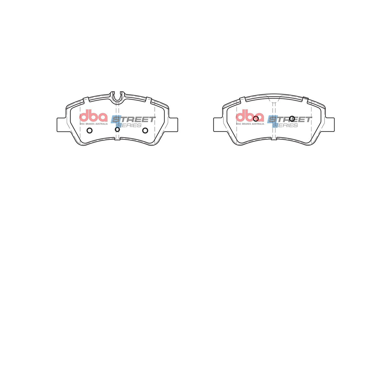 DBA Street Series Brake Pad Set Rear DB2329SS