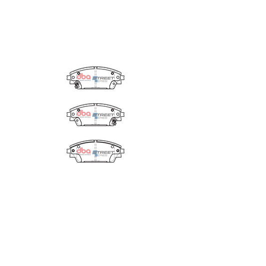 DBA Street Series Brake Pad Set Front DB2330SS