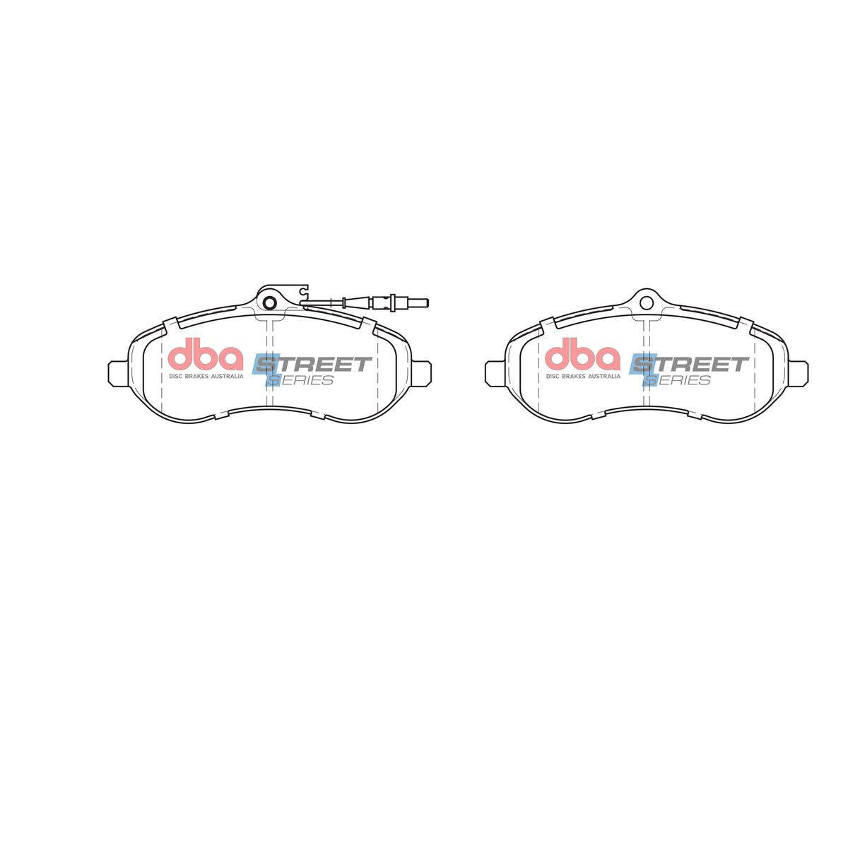 DBA Street Series Brake Pad Set Front DB2326SS