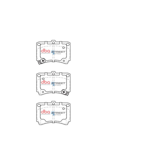 DBA Street Series Brake Pad Set Front DB1158SS