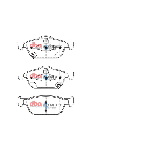 DBA Street Series Brake Pad Set Front DB2308SS