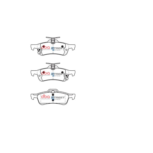 DBA Street Series Brake Pad Set Rear DB2309SS