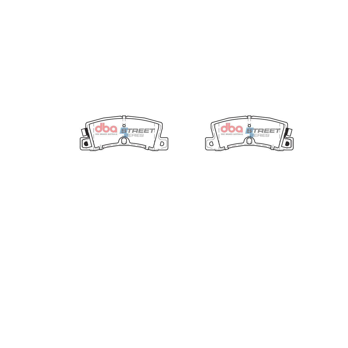 DBA Street Series Brake Pad Set Rear DB1147SS