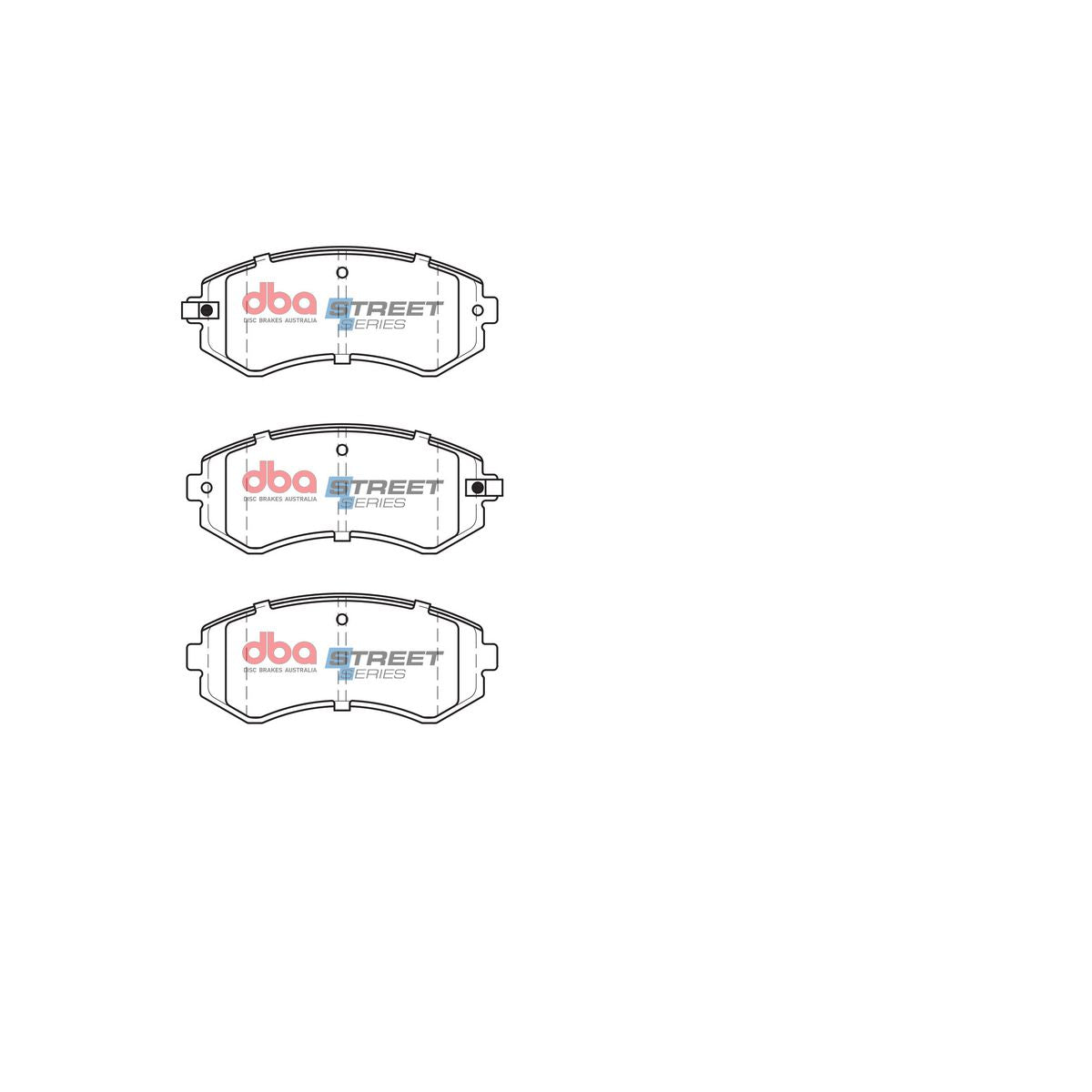 DBA Street Series Brake Pad Set Rear DB1148SS