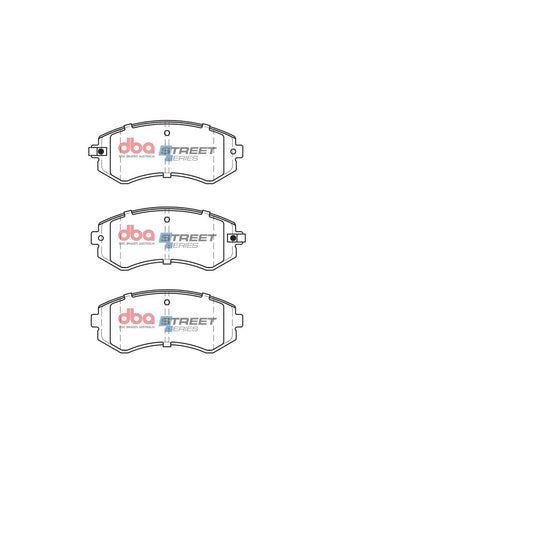 DBA Street Series Brake Pad Set Rear DB1148SS