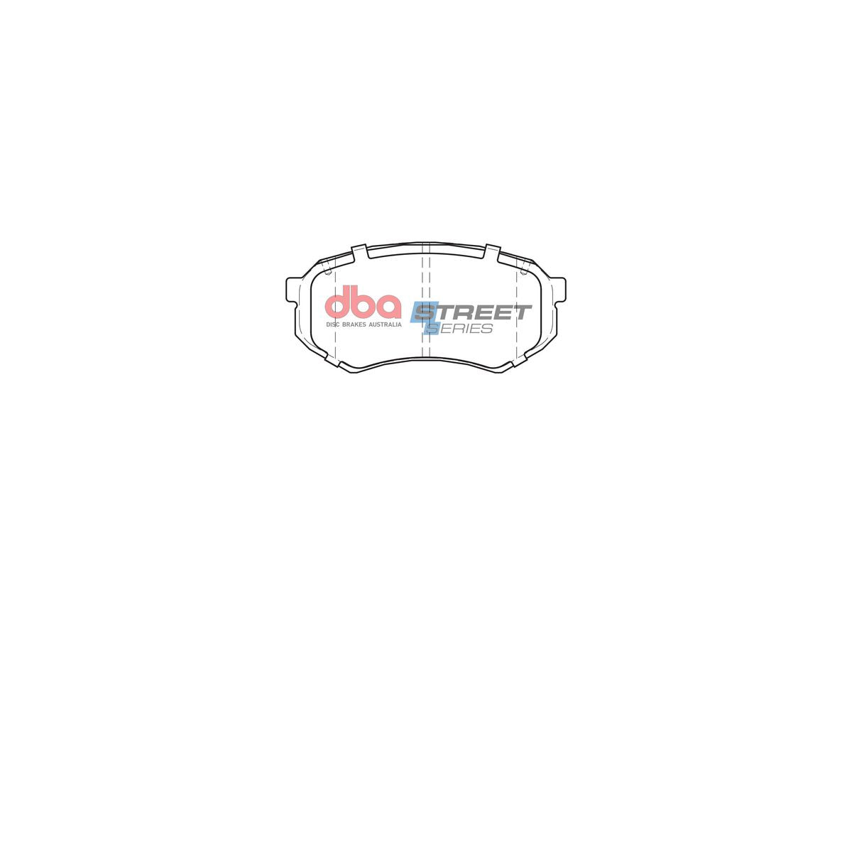 DBA Street Series Brake Pad Set Front DB1141SS